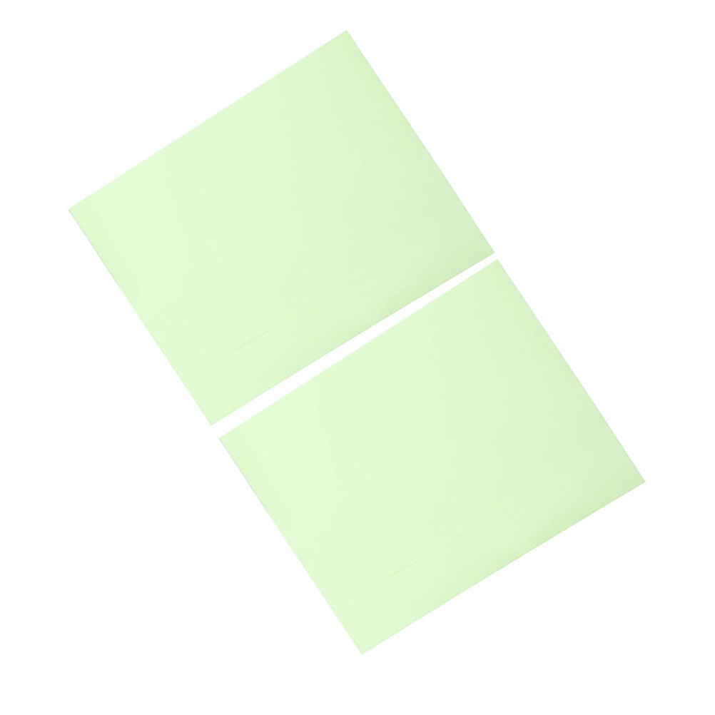 2 Pcs Glow In Dark Photoluminescent Sheet Film For Diy Crafts And Signs