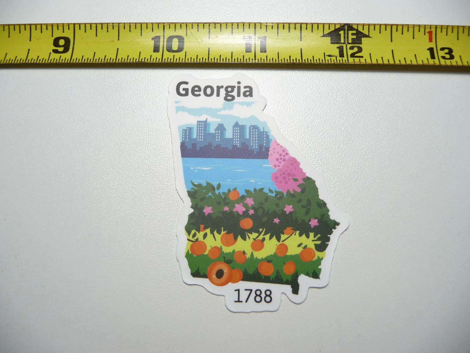 GEORGIA SMALL STICKER DECAL STATE PRIDE BIRTH TRAVEL VACATION TRIP USA