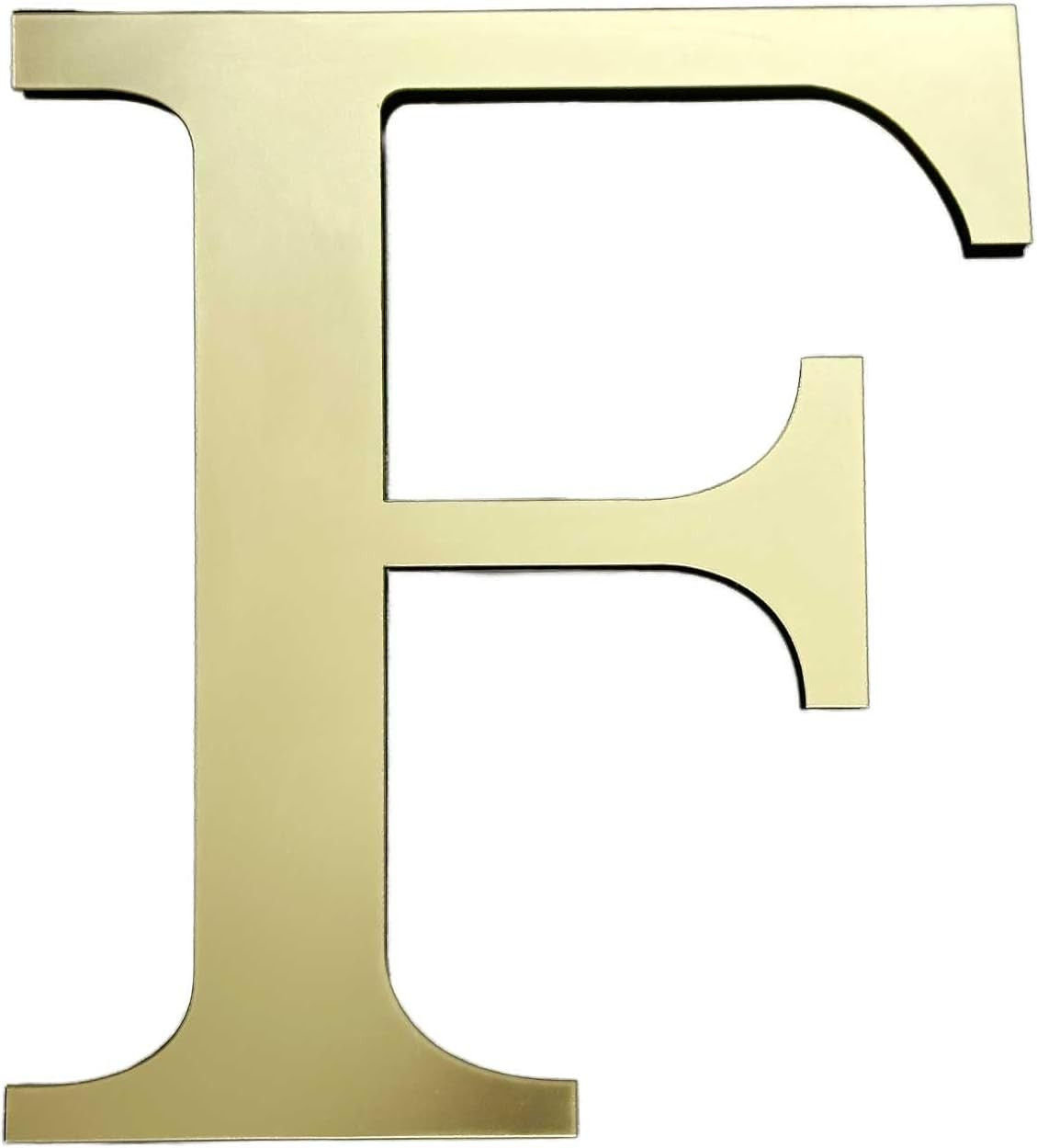 Large 3D Raised Letter Wall Stickers, 20Cm 7.87Inch Acrylic Alphabet Decals, Sel