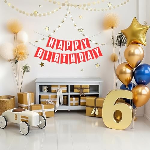 5 Inch Letter Stickers, 122 Pieces Self Adhesive Alphabet Number Sticker White