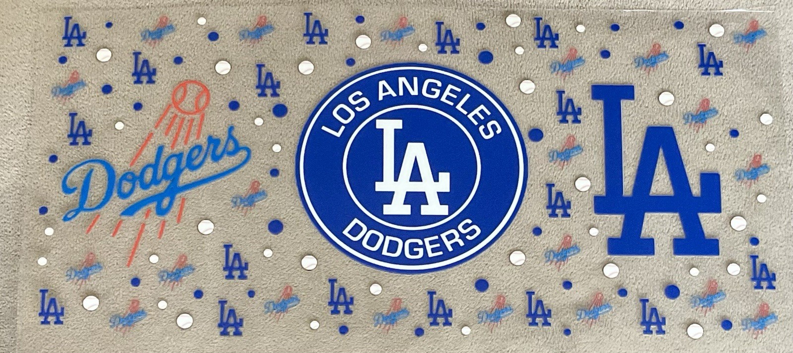LA LOS ANGELES Baseball TEAM UV DTF Transfer Sticker Cup Wrap DIY Glasses Cups