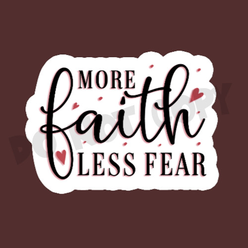 Christian Quotes and Sayings 3" Printed Vinyl Stickers For Any Smooth Surface