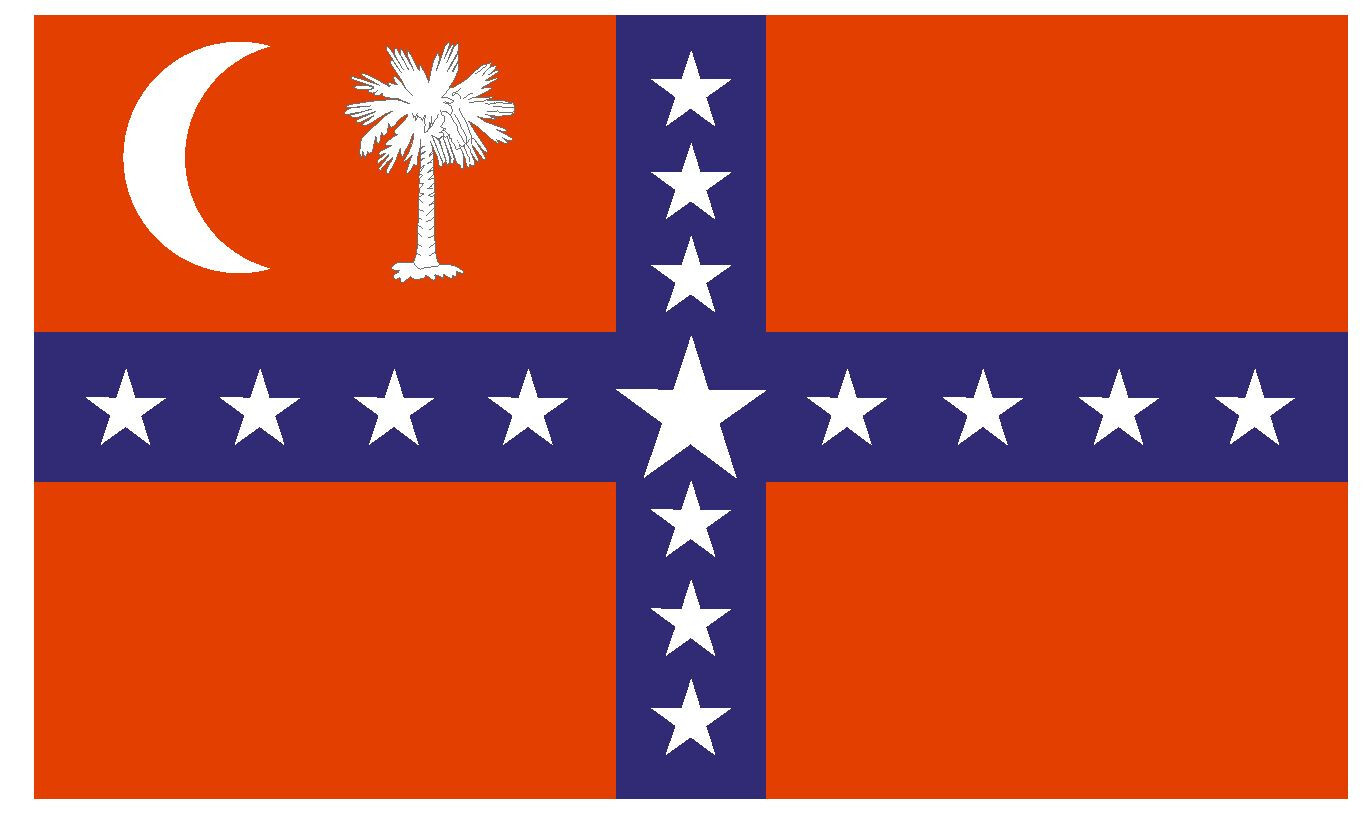 South Carolina Sovereignty Secession Flag Sticker Decal F716
