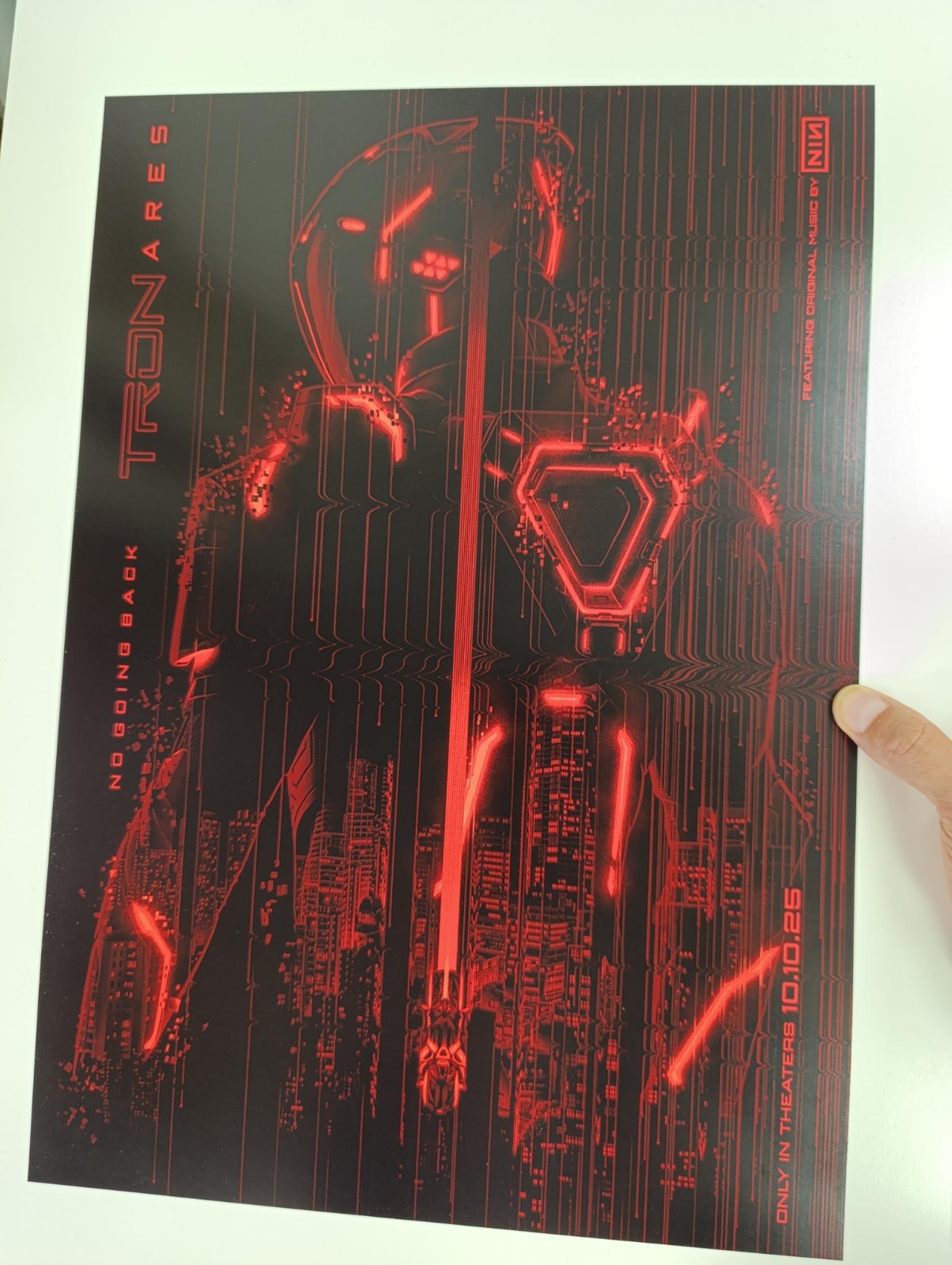 Tron Ares Poster 2025 New Jared Leto Greta Lee Jeff Bridges