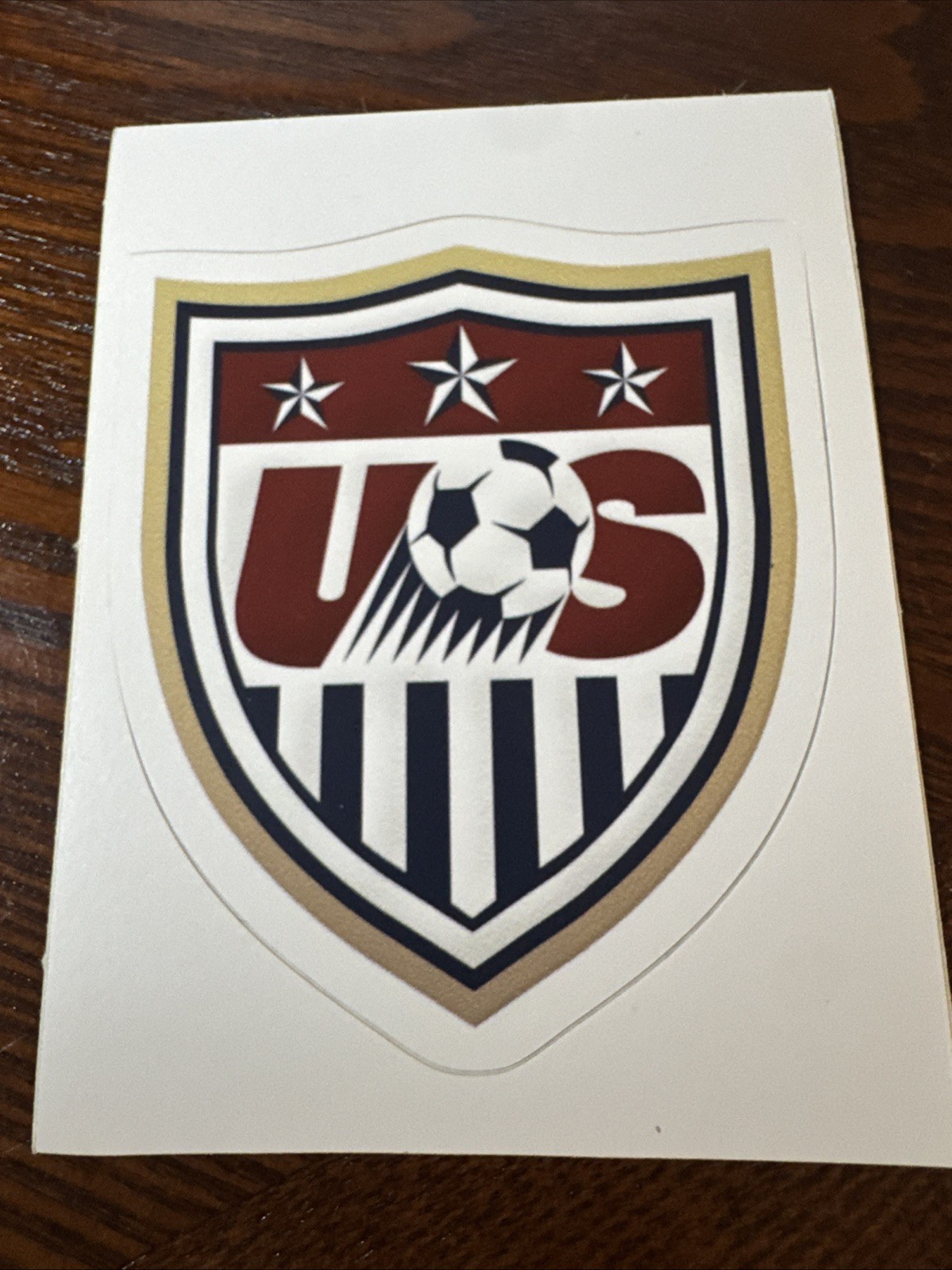 USMNT Old Soccer Shield/Crest -Sticker – 3.3" x 2.8" USA