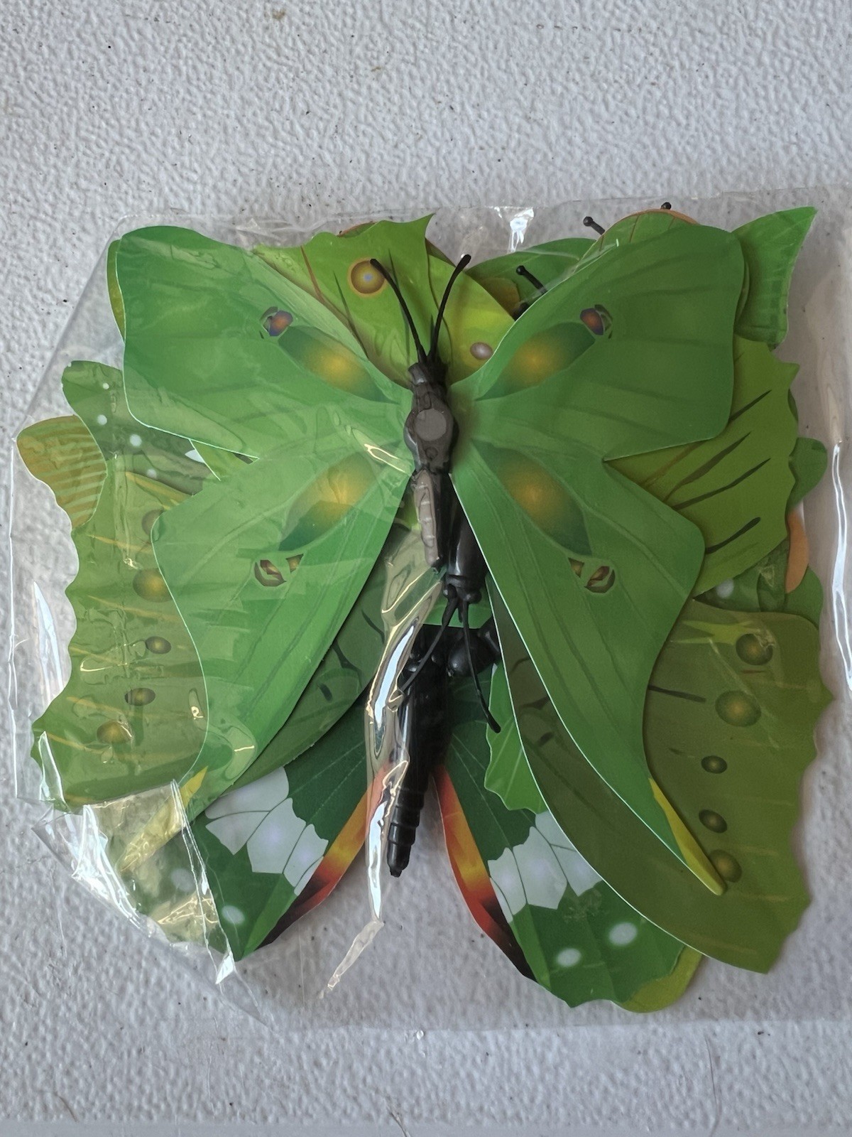 3D Colorful Butterfly / Dragon Fly Stickers DIY Art Decor Crafts with Leaves NEW