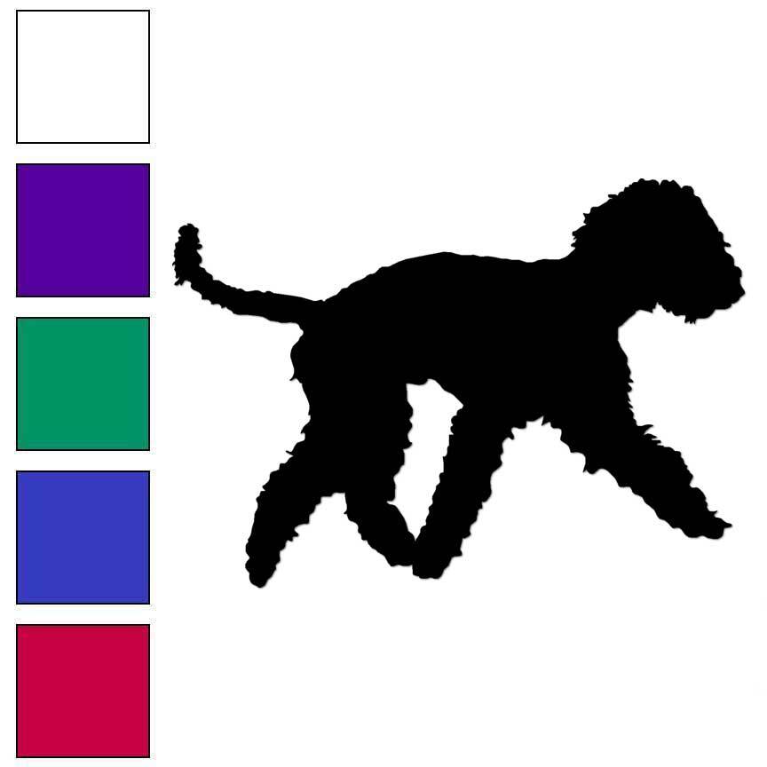 Labradoodle Bedlington, Vinyl Decal Sticker, Multiple Colors & Sizes #6564