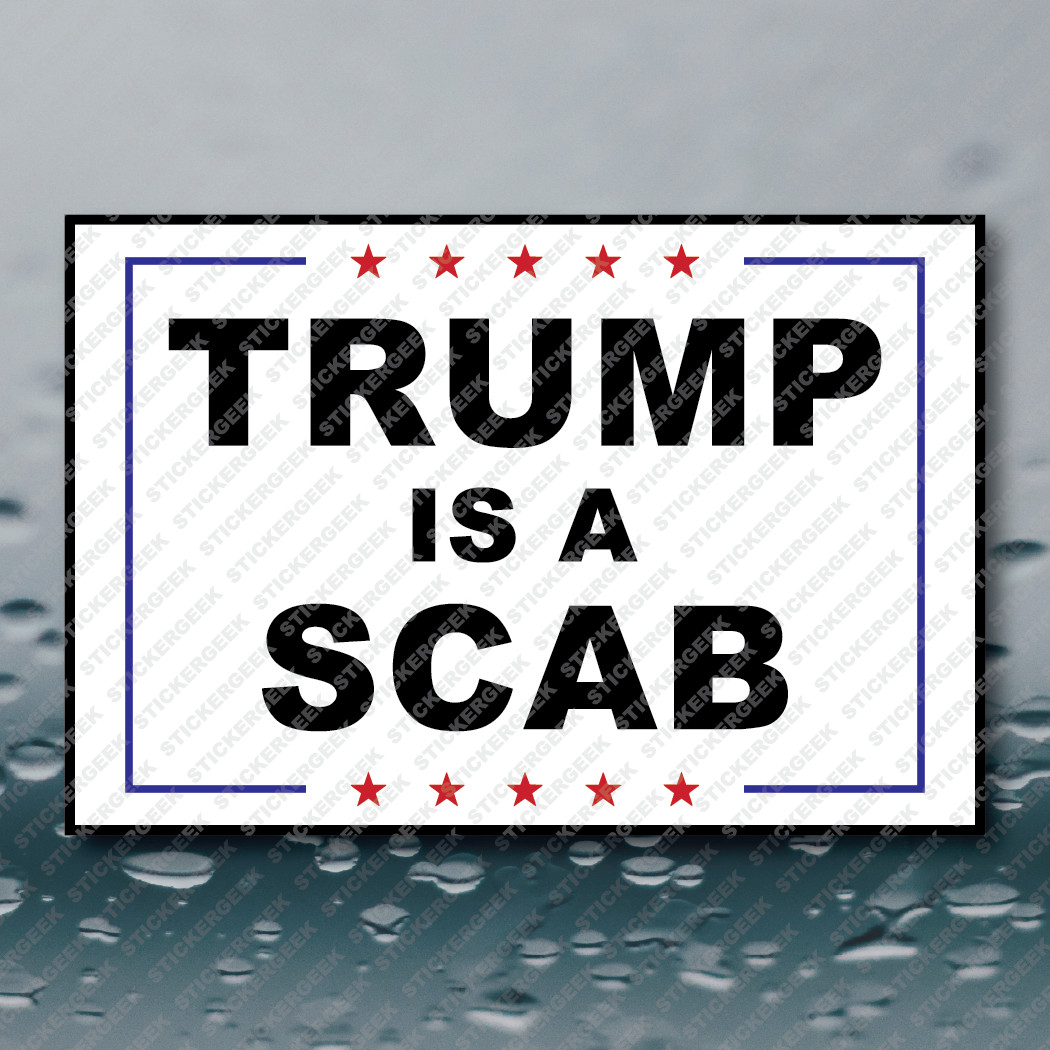 Anti Trump BUNDLE 8 Vinyl Sticker Pack Tumbler Hard Hat Tool Lunch Box 3×2