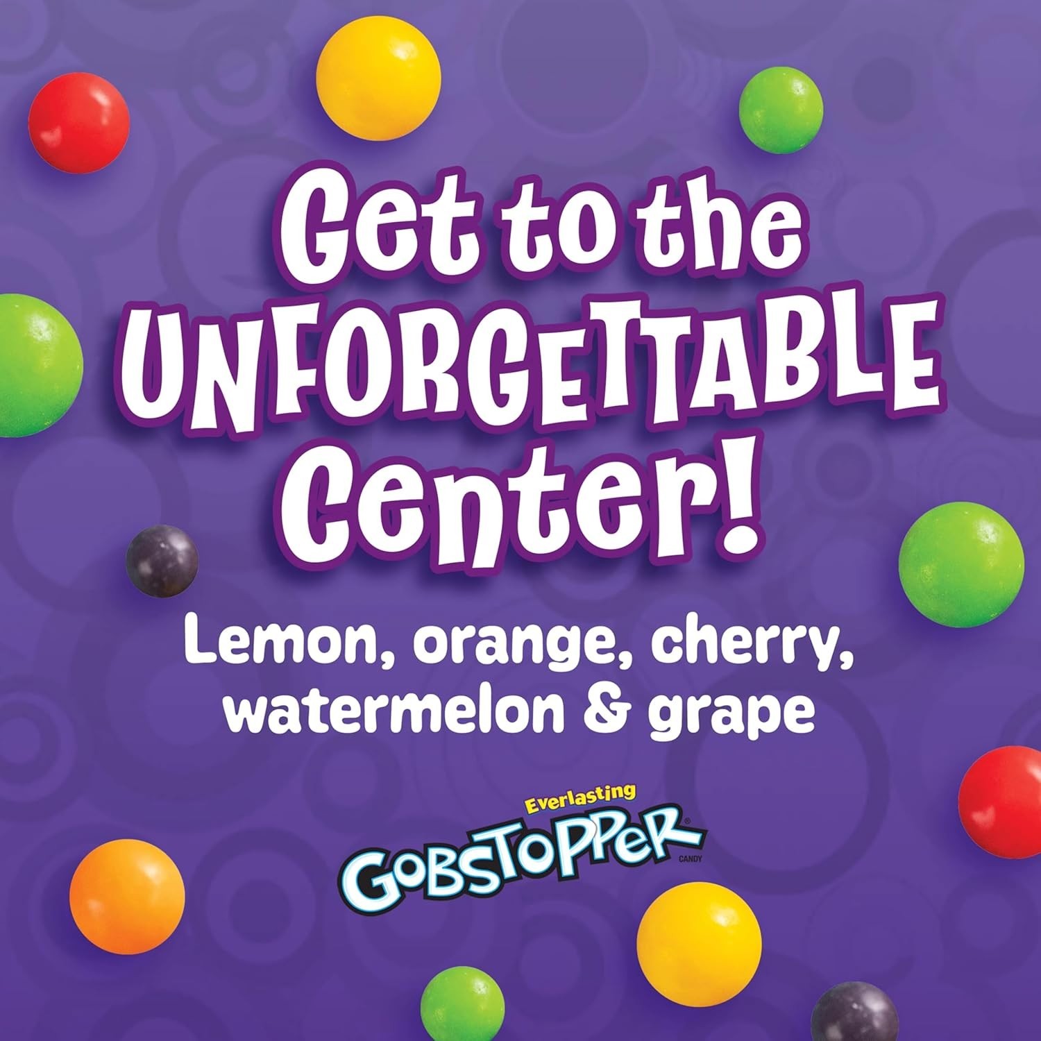 Wonka Everlasting Gobstopper, Candy, Jawbreaker Candy, 5 Oz (12 Ct)