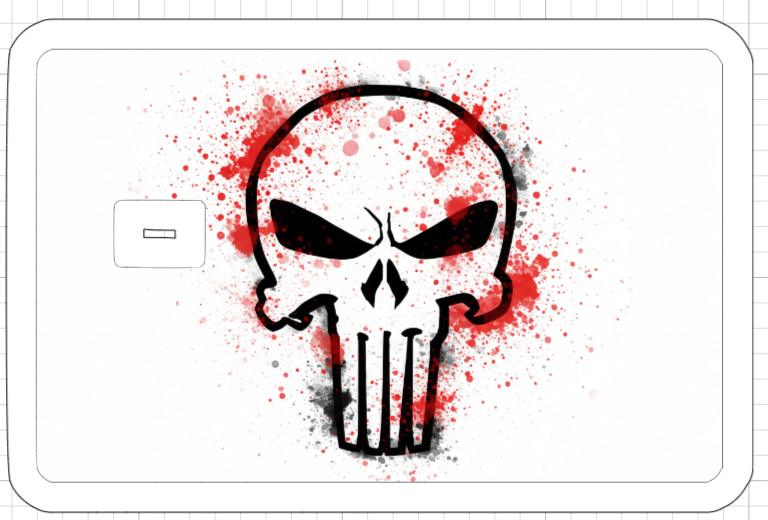 The Punisher ATM Debit Credit Card Skin Sticker Comic Book Comics Movies Patriot