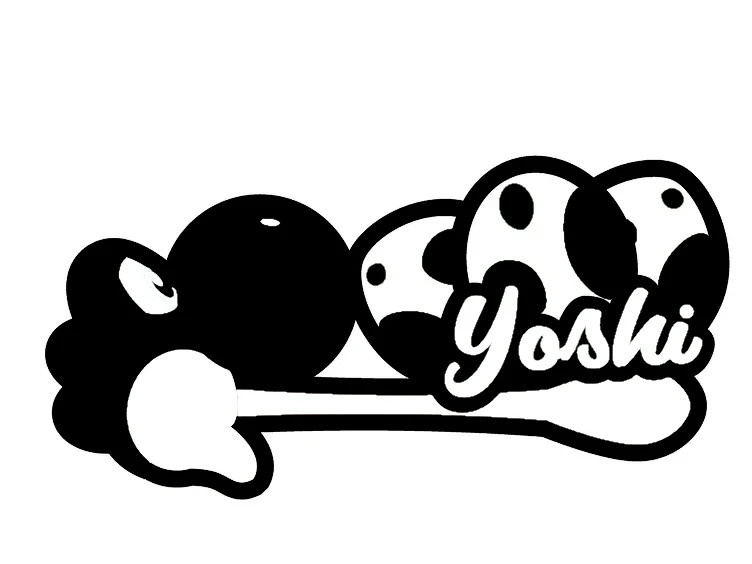 Vinyl Decal Car Truck Sticker Wall Super Mario Galaxy – Yoshi v3