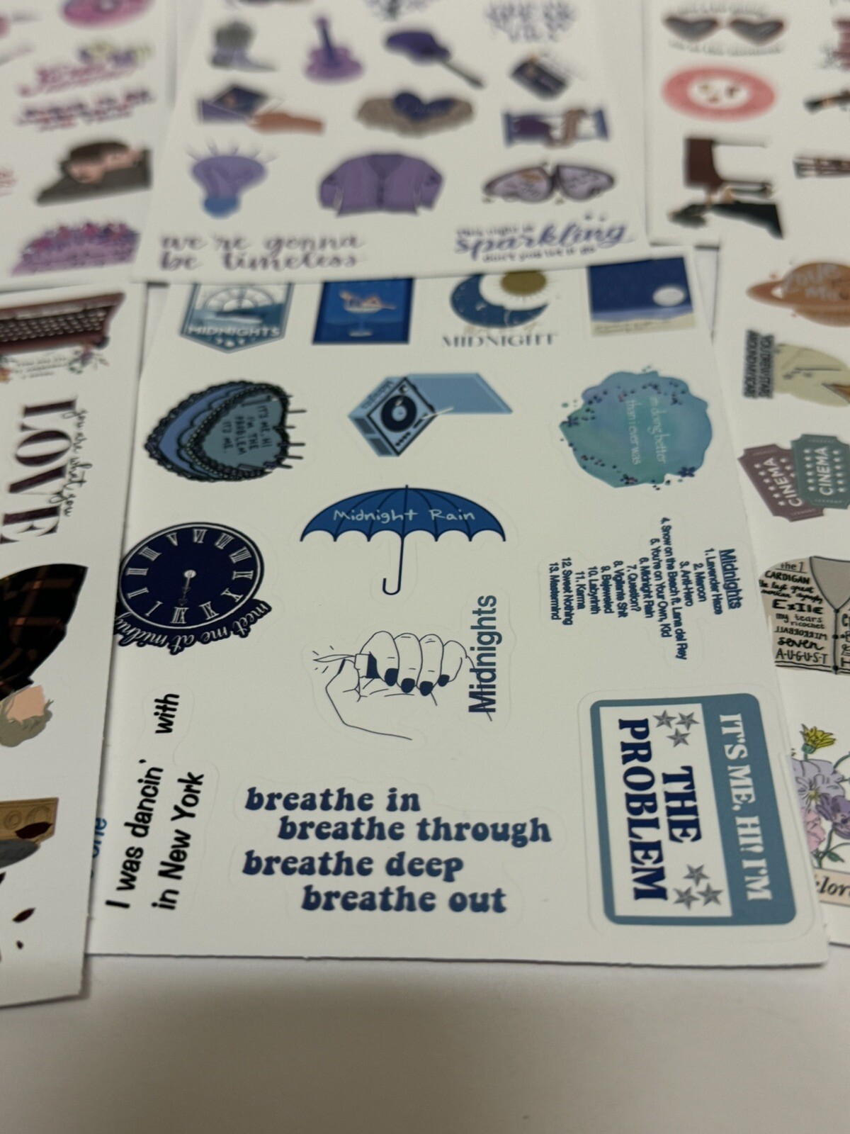 *100 Stickers!* Taylor Swift Eras Tour Music Stickers 100 Pcs W/ No duplicates!