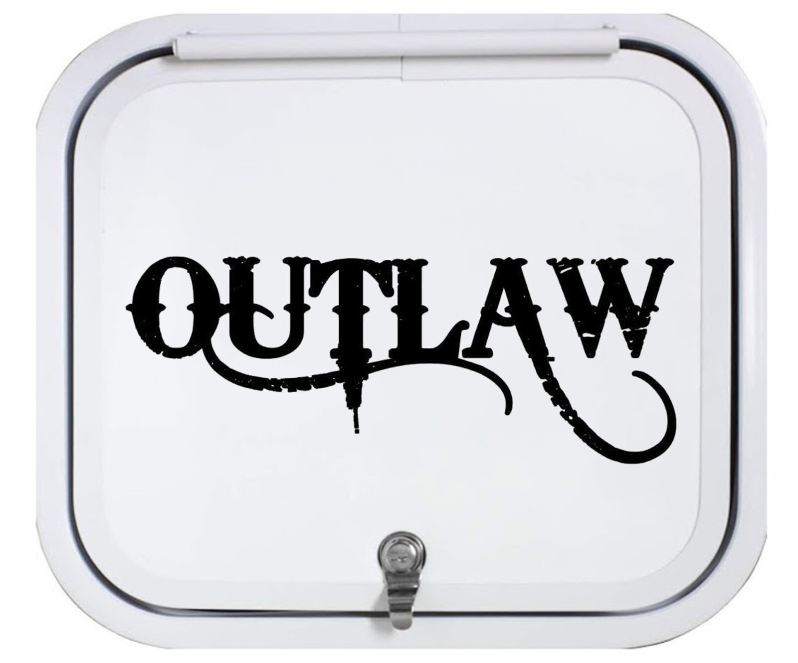 Outlaw Decal Sticker for Truck Window Nation Camper Trailer Vinyl D1045