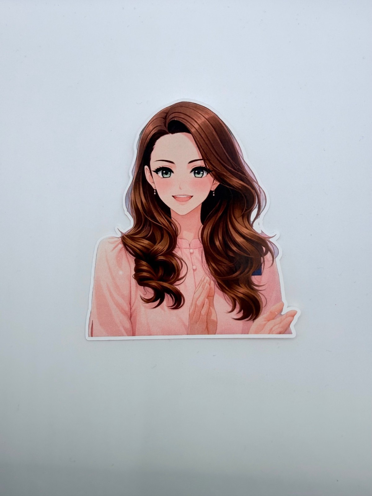Brand New Vinyl England's Princess Kate Middleton Sticker 3" by 3.5"
