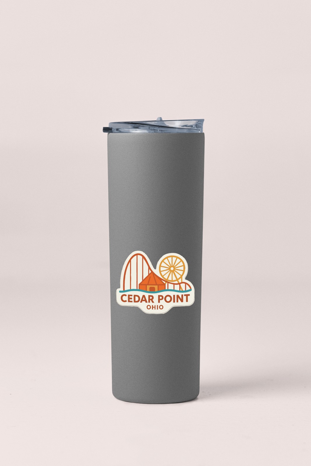 Cedar Point Ohio Sticker Decal Vinyl Die-Cut Symbolic Landmark Design