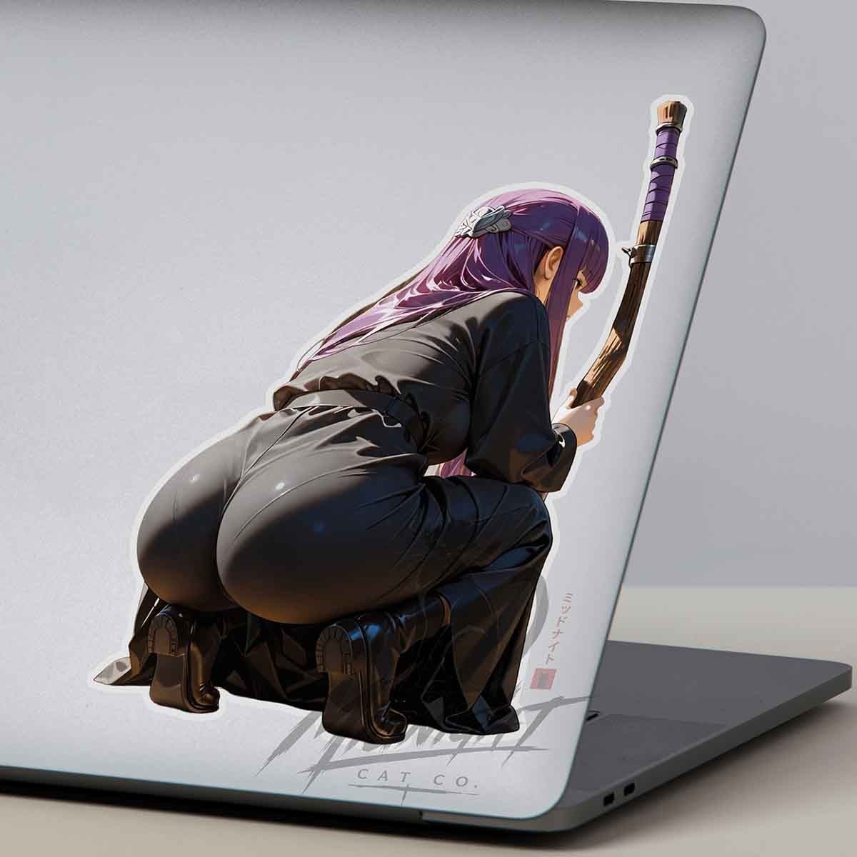 Fern Waifu 6" Sticker Anime Manga Cute Laptop Skateboard Car Tool box