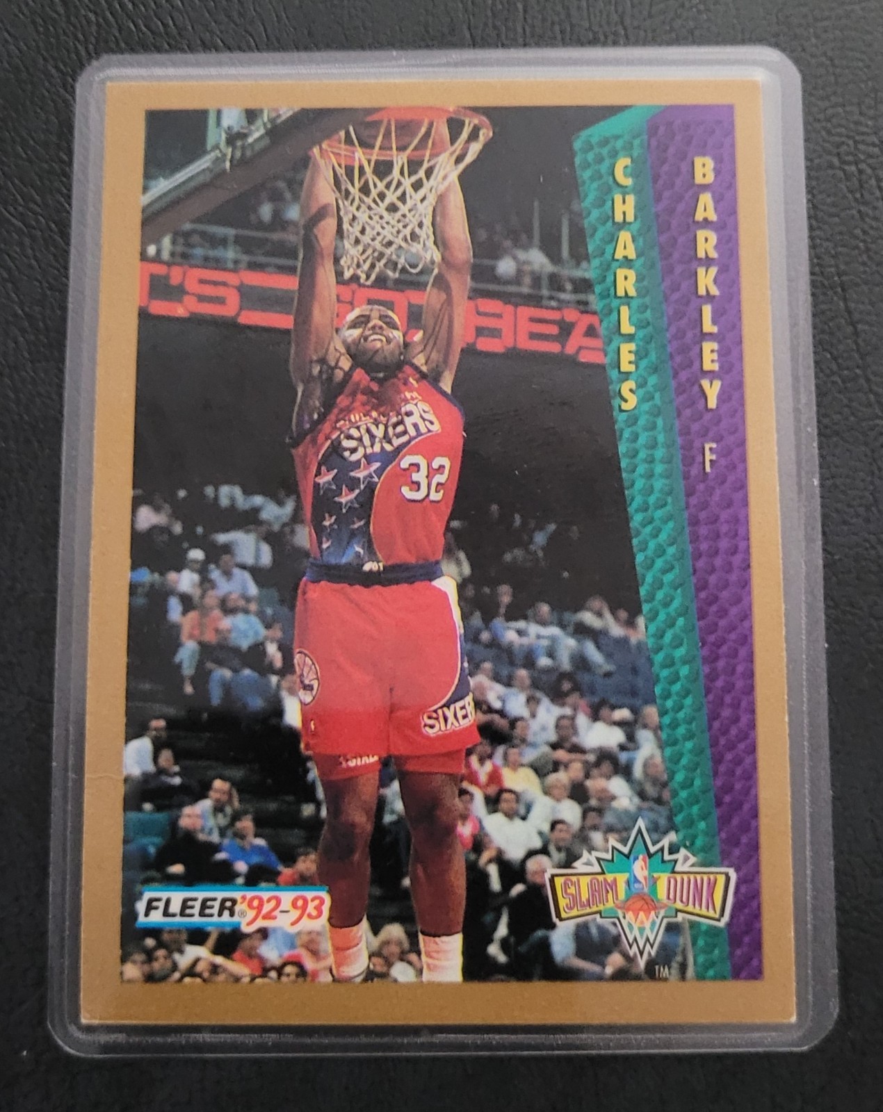 Charles Barkley Basketball Card HOF Fridge/Locker/Cabinet Laminated Magnet