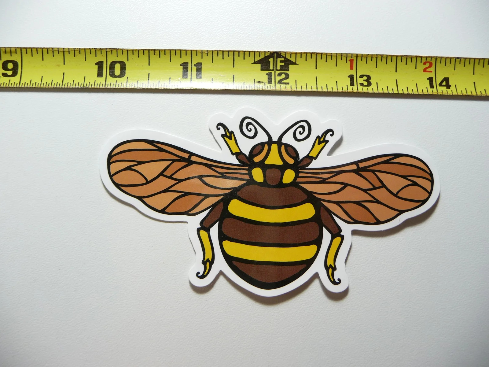 BEE #4 SMALL STICKER DECAL BUG INSECT FUN FUNNY