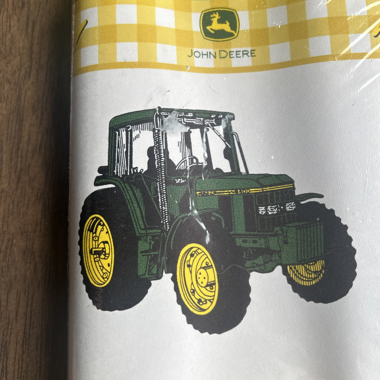 John Deere wall paper prepasted border 5yds TRACTOR vinyl wallpaper decor RARE!