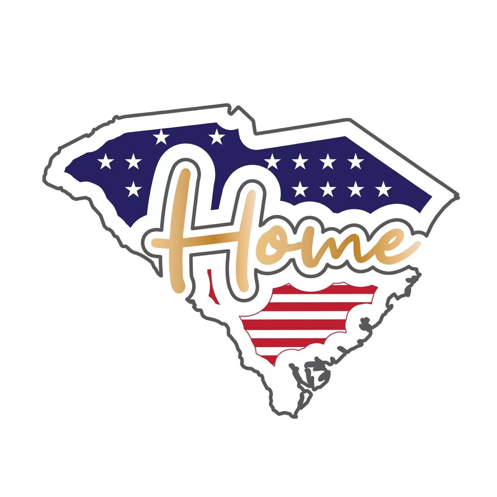 South Carolina Sticker Decal
