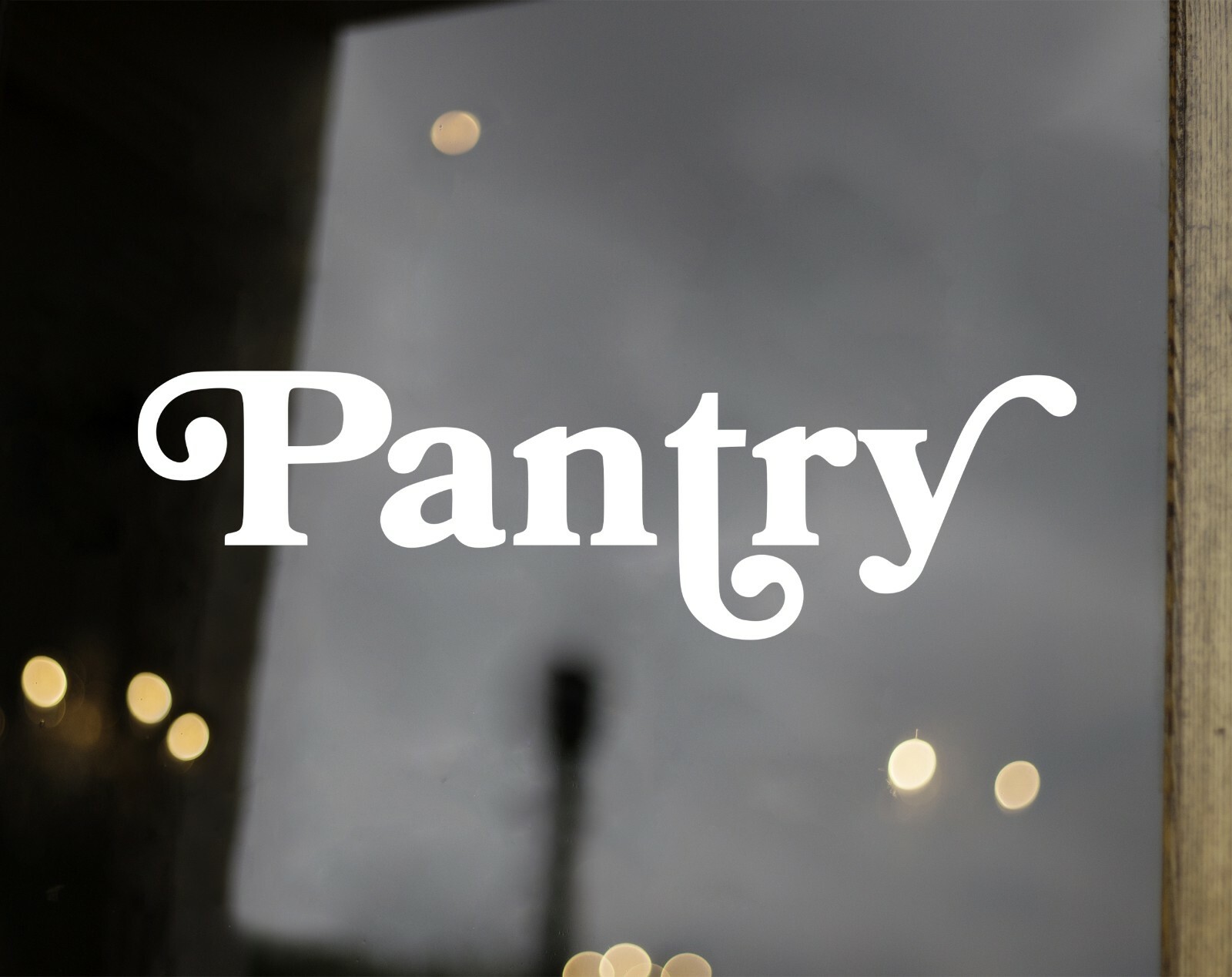 Pantry Vinyl Decal – Kitchen Home Organization – Die Cut Sticker – Vintage