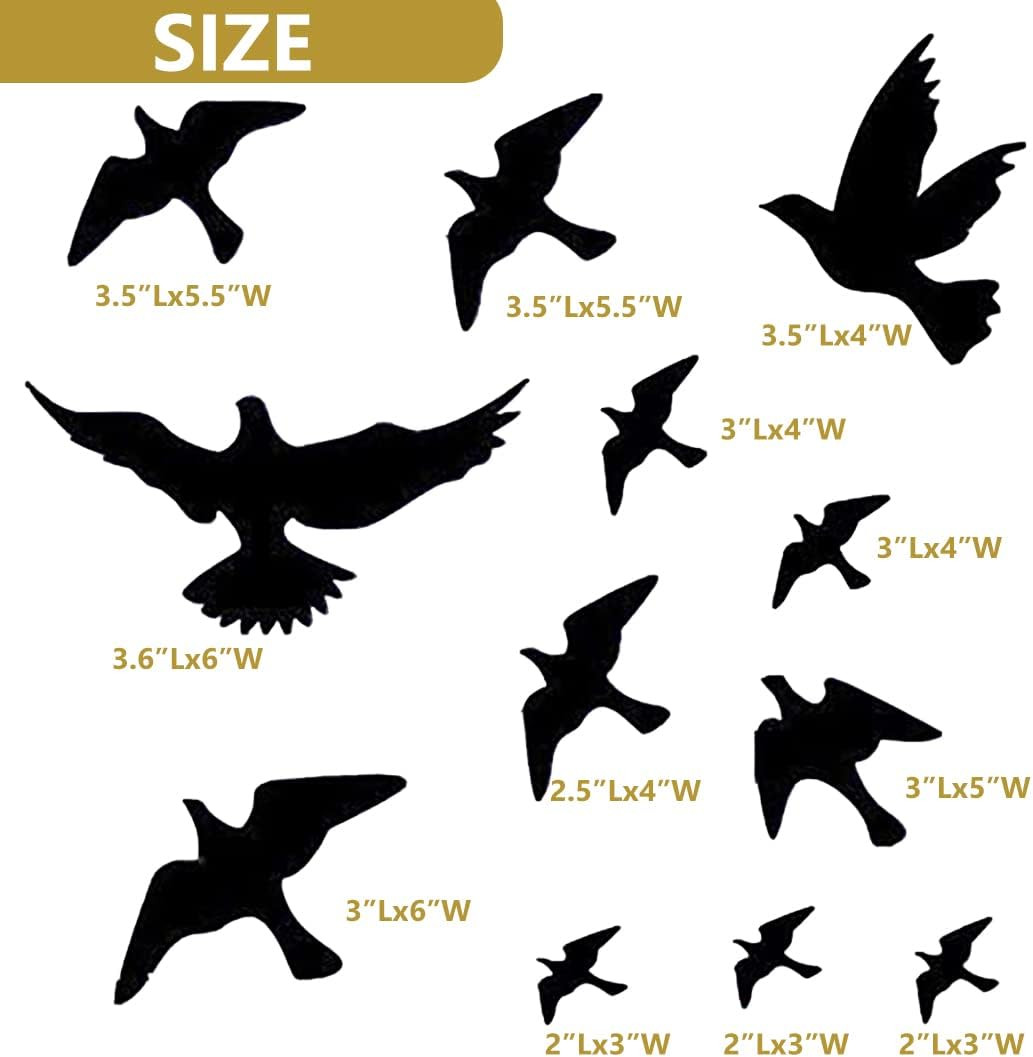 Anti-Collision Window Bird Stickers Decals Glass Door Protect and save Bird Stri