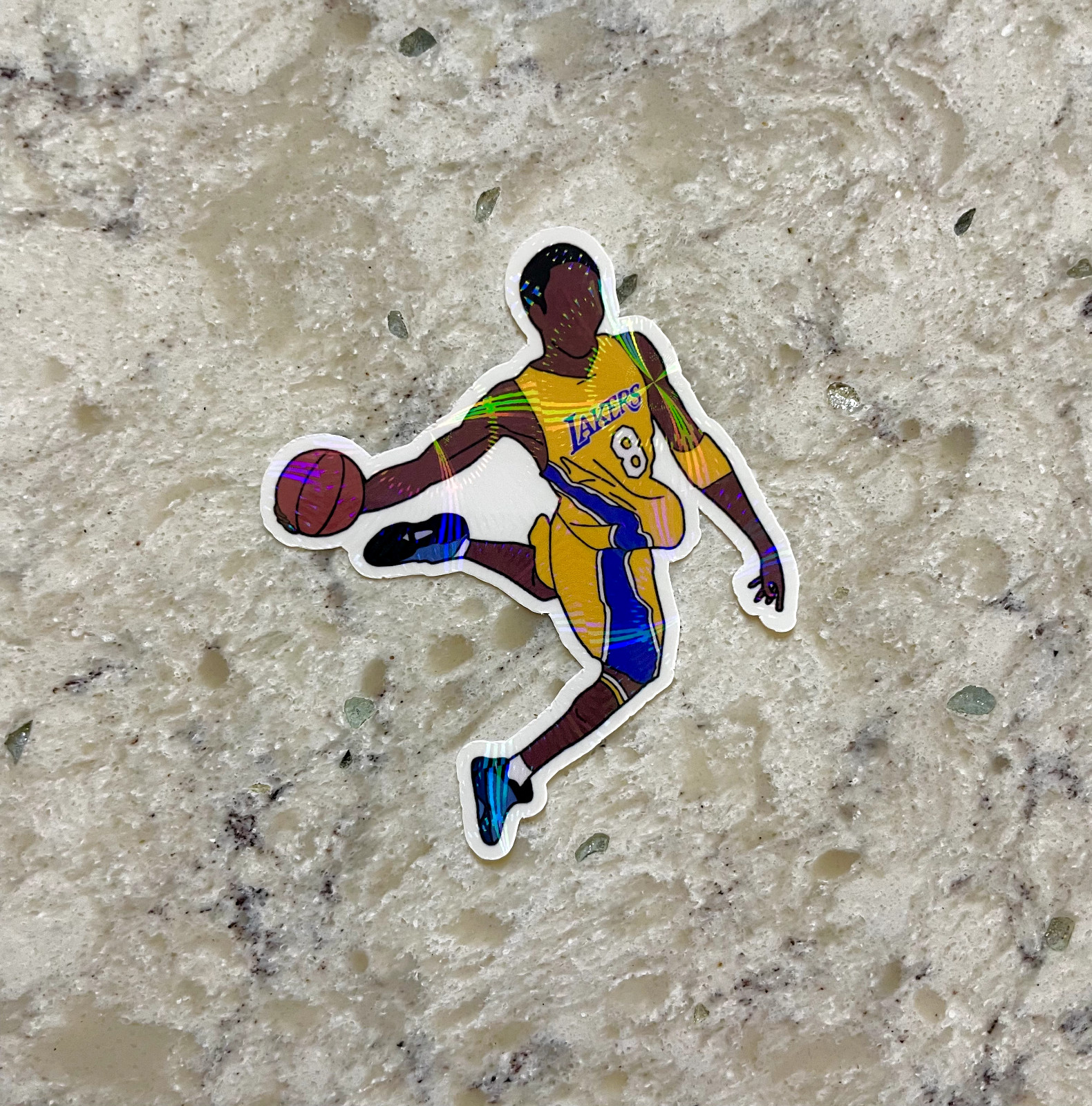 Kobe Bryant Sticker I Gloss or Holographic Laminate l Waterproof Decal