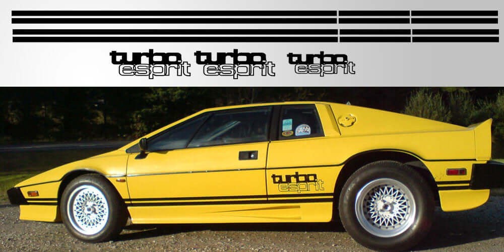 Aftermarket Lotus Esprit Turbo Full Decal Kit