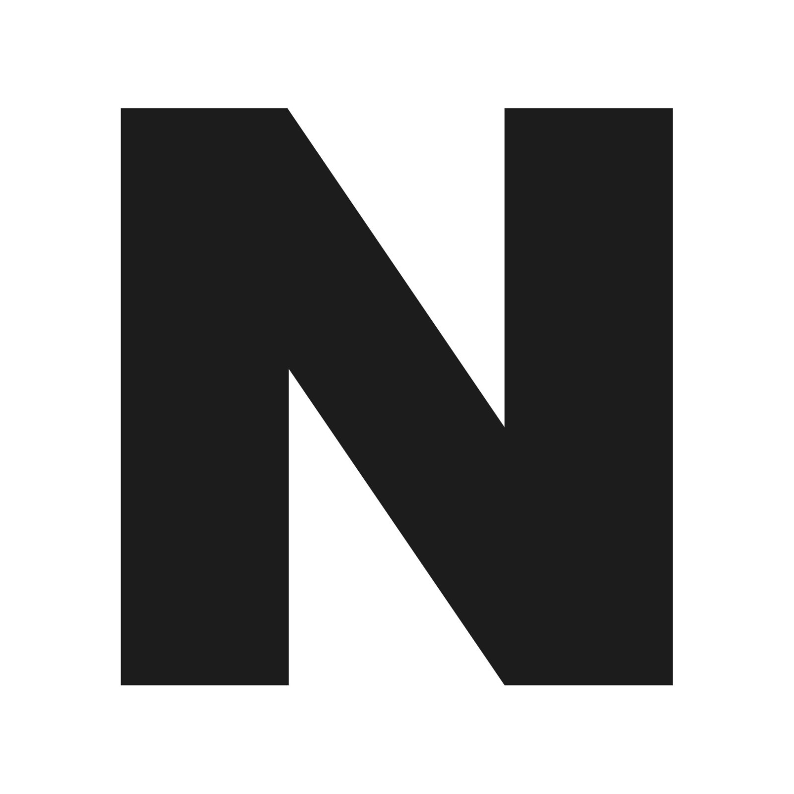 Letter N Initial Arial Black font Vinyl Sticker Decal Monogram Diploma