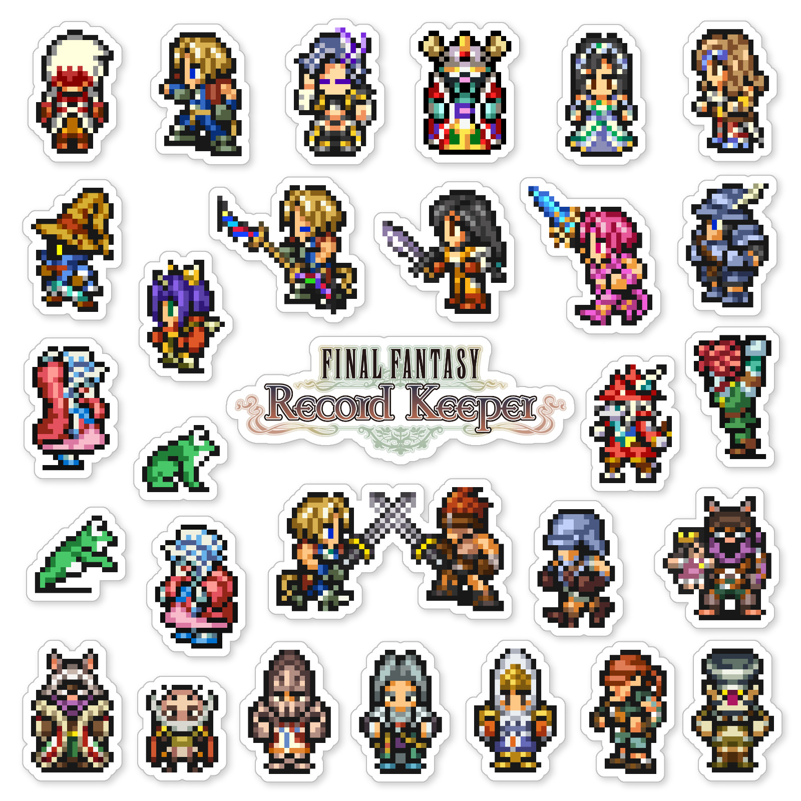 Final Fantasy IX 9 Stickers Final Fantasy Record Keeper 29 Sticker Pack