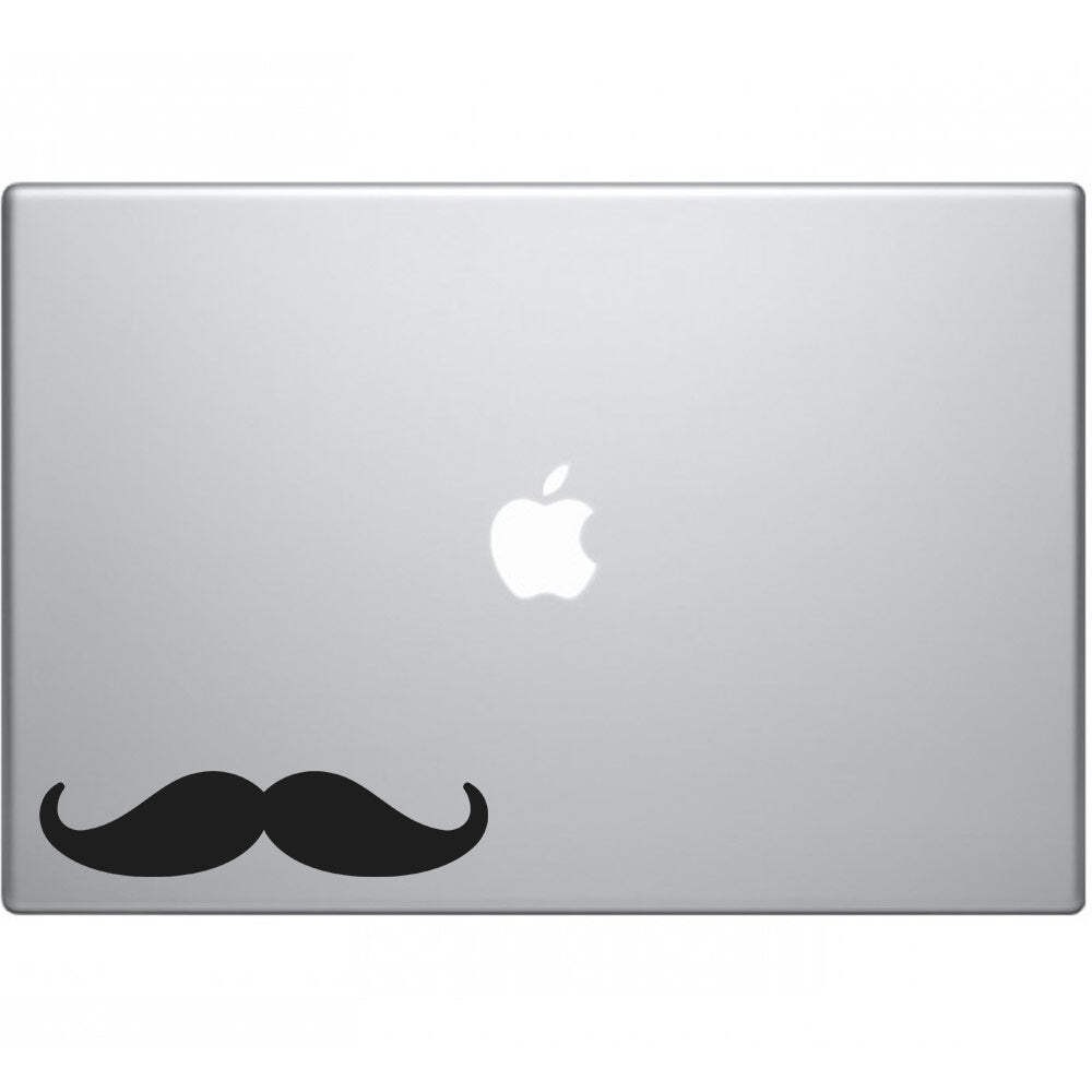 Mustache Decals – Great For Laptops, Tech, Cars & More (4 Pack)