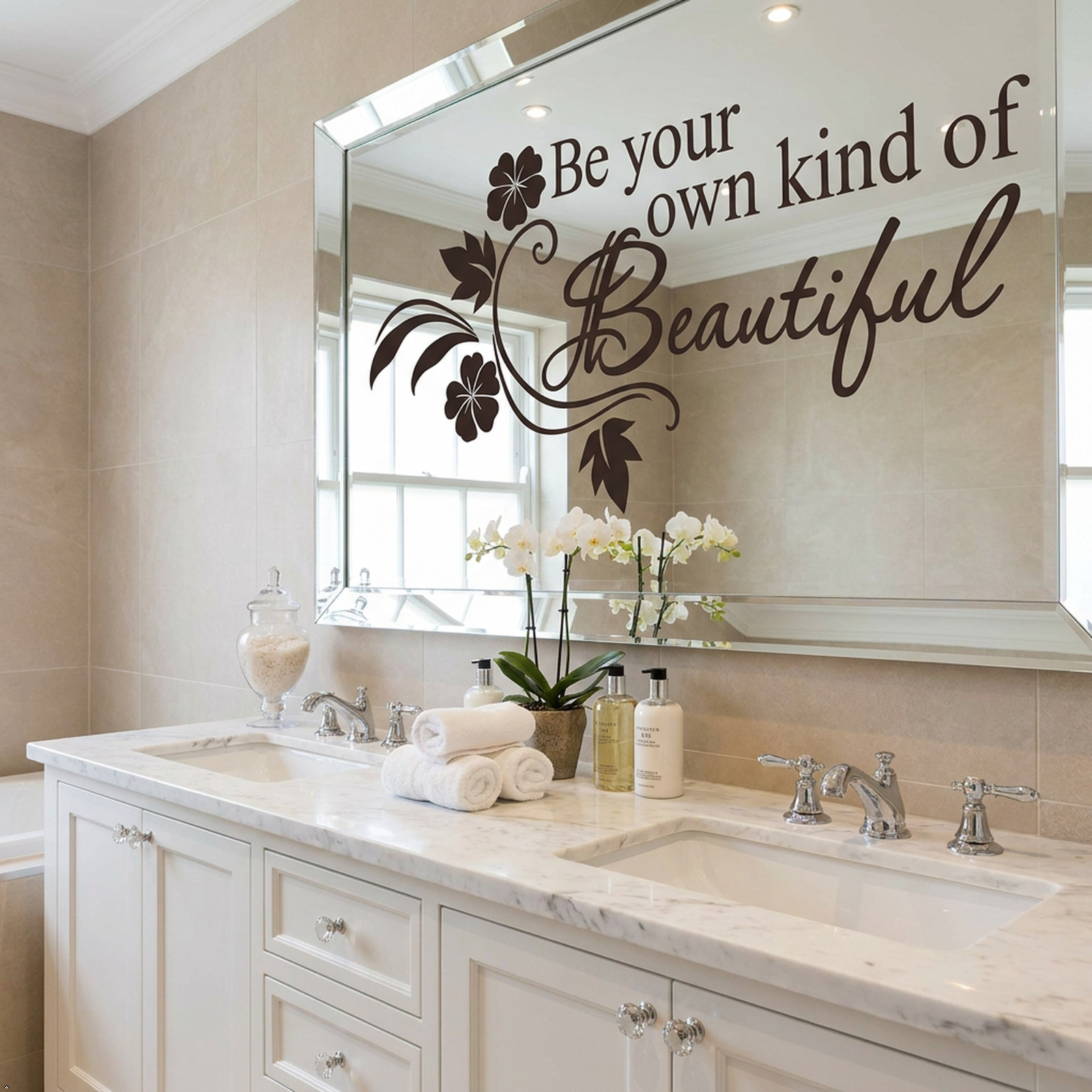 Be Your Own Kind of Beautiful vinyl Wall Art Sticker Wall Decals Home Art Decor