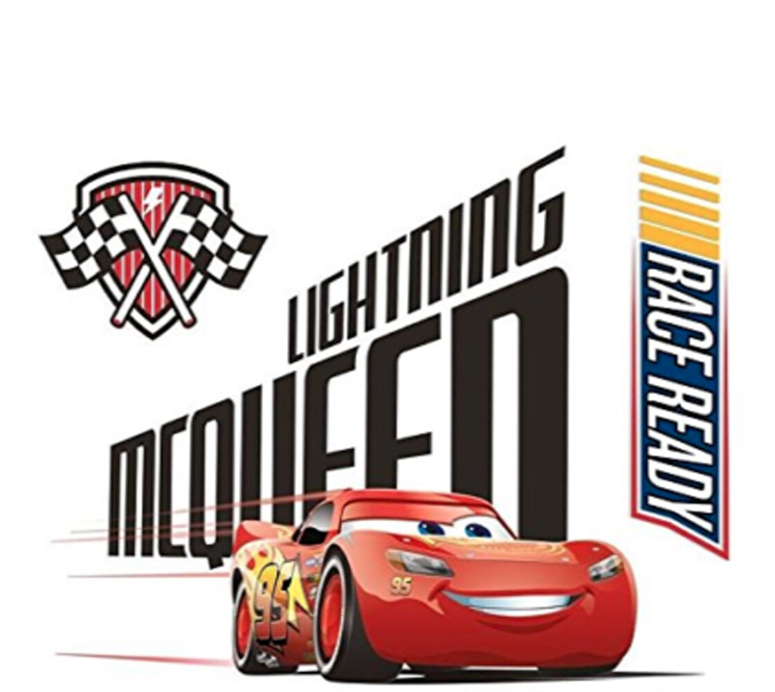Disney Pixar Cars Lightning Mcqueen Race Ready 24"X18" Wall Sticker Decal