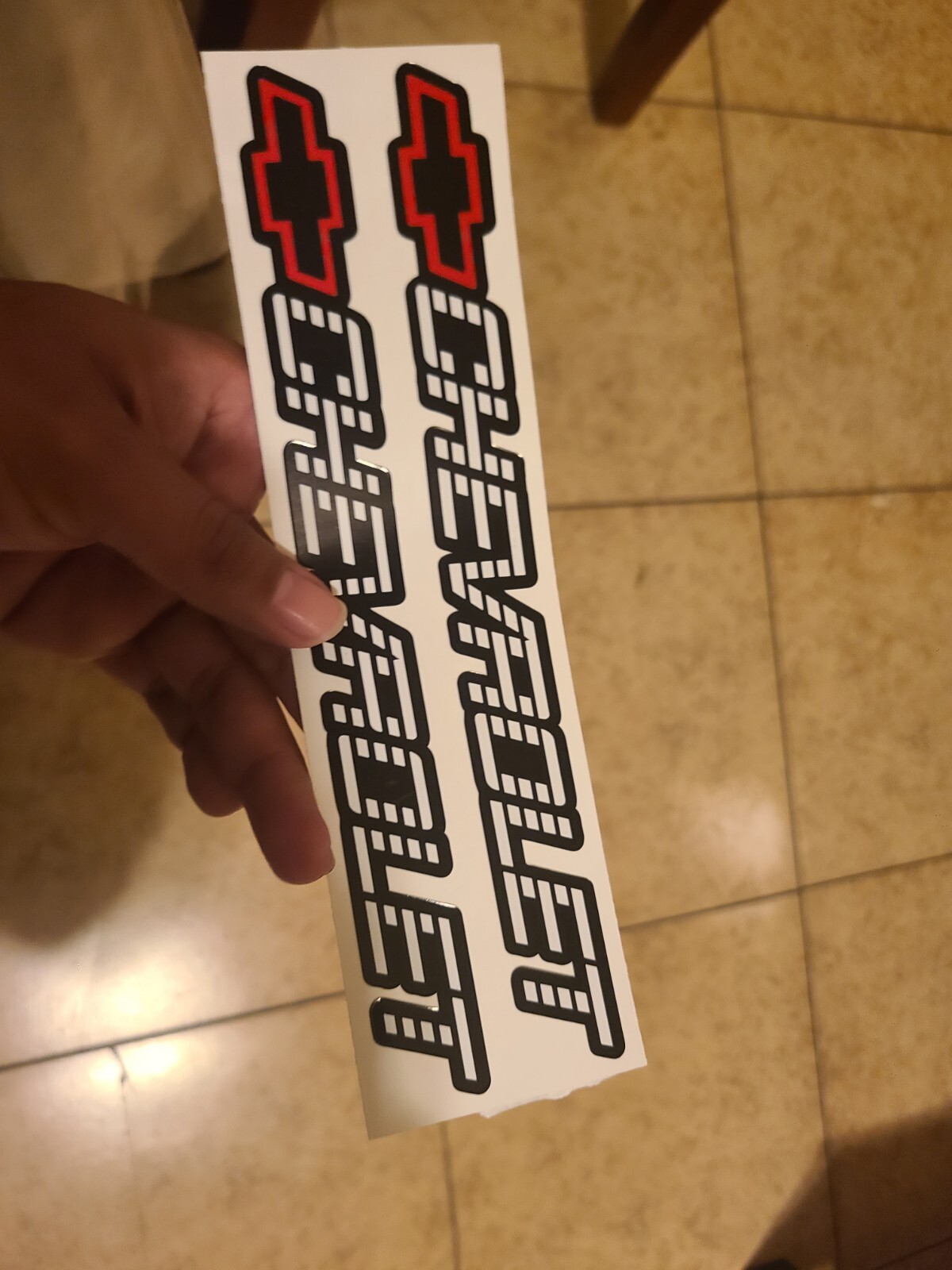 Chevrolet Emblem Vinyl Sticker
