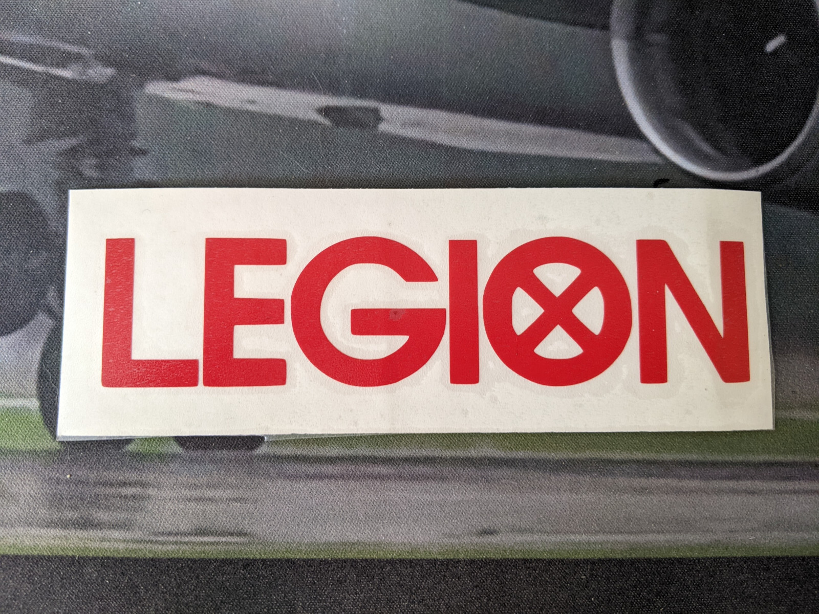 x1 Legion (X-Men) Logo White/Black/Red Vinyl Decal Sticker Oracal