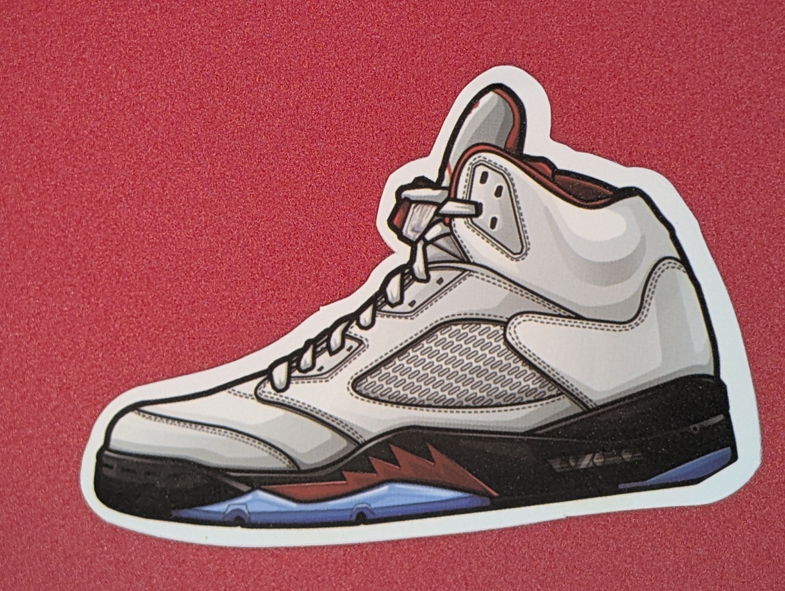 Michael Air Jordan Nike Jumpman Sneakers Tenis Shoes Sticker Decal Bulls ~2 inch