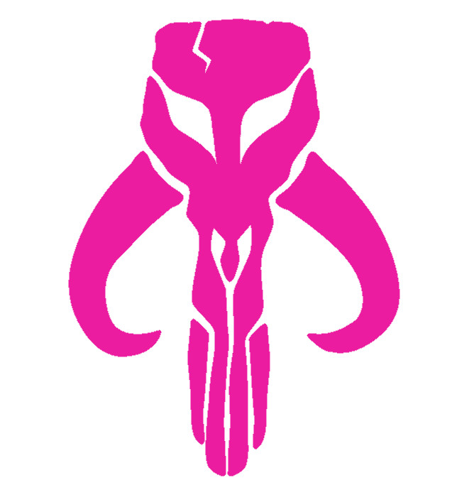 MANDALORIAN MYTHOSAUR SKULL, STAR WARS Decal Stickers for Cars, Windows, Laptops