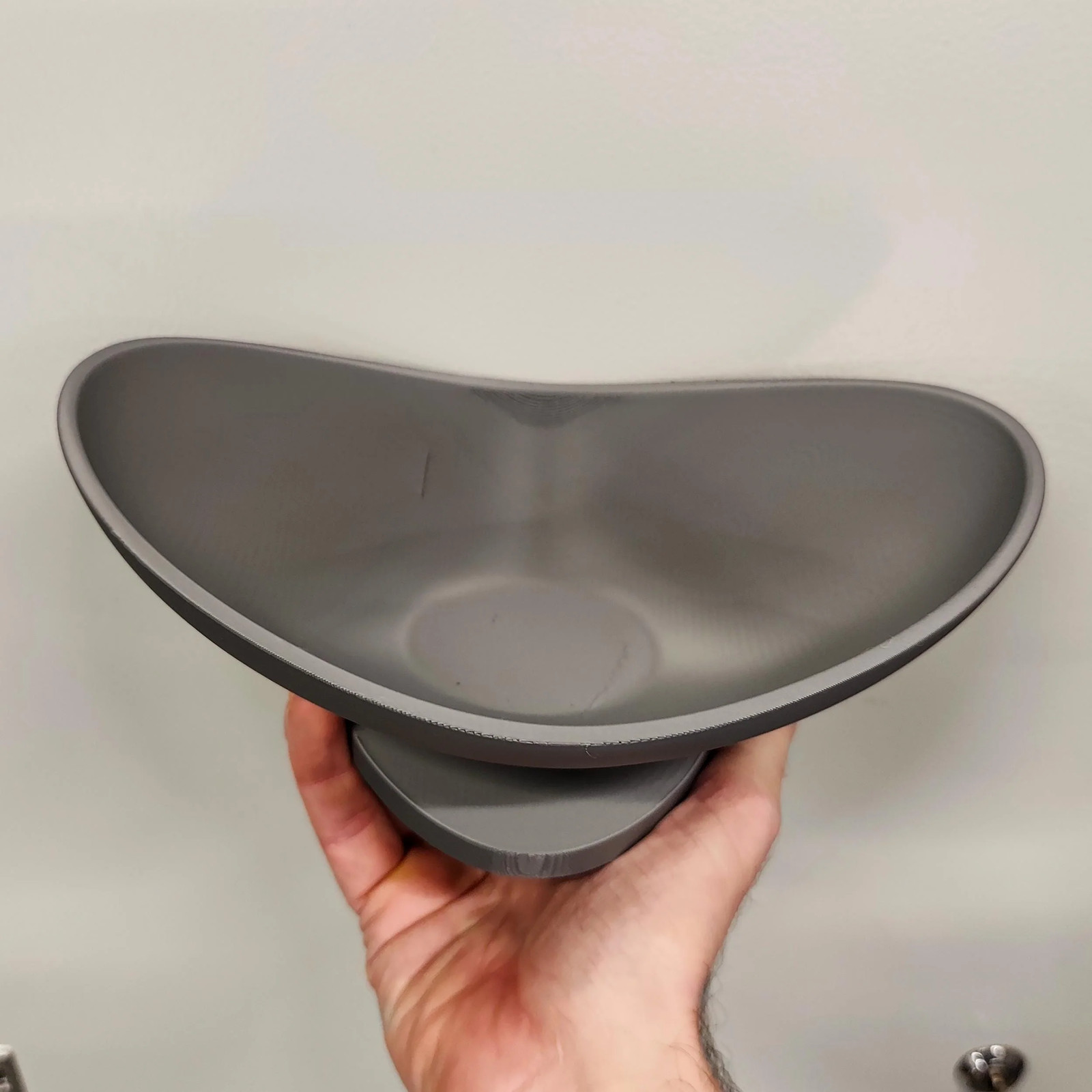 3D Printed Bowl Wall Shelf | Modern Sculptural Floating Shelf | Minimalist Wall