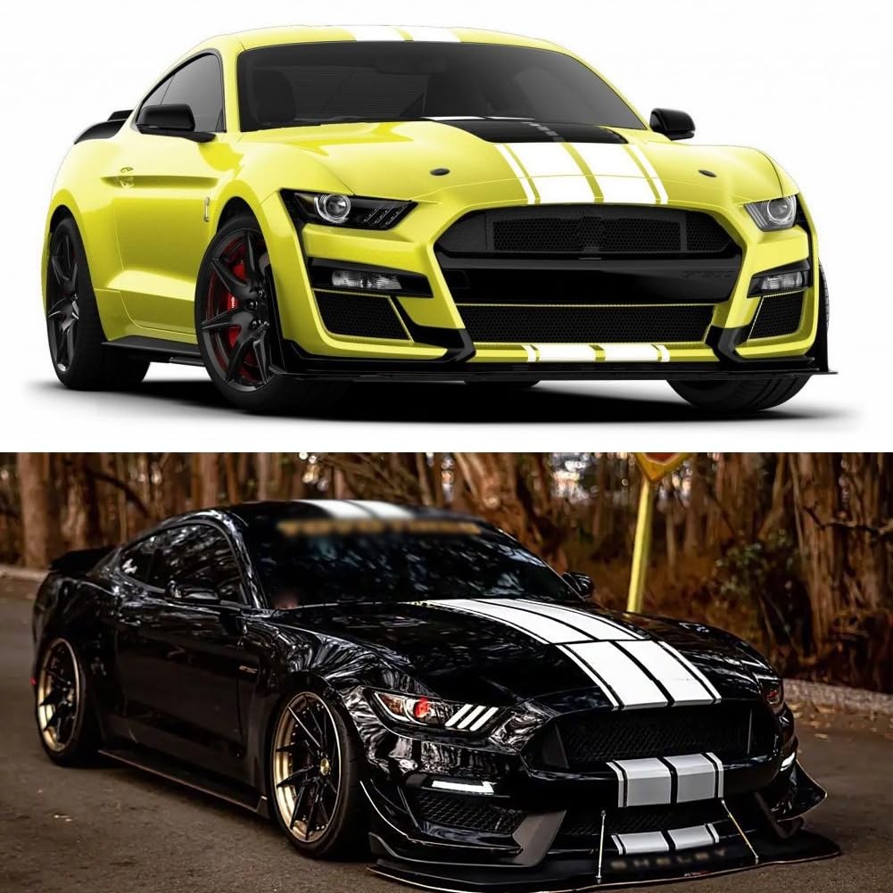 Car Hood Stripe Sticker Universal Auto Racing Stripes Body Side Decal Vinyl S…