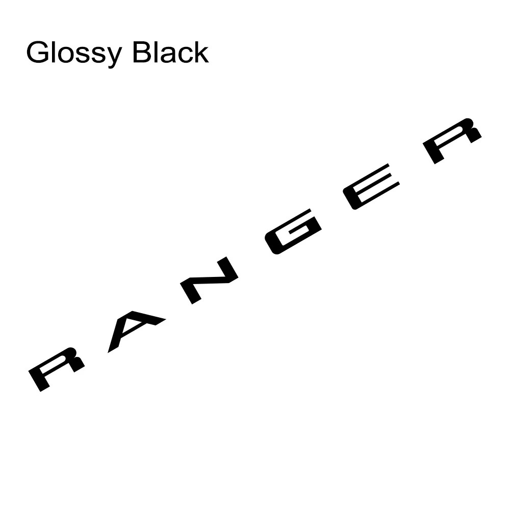 Tailgate Insert & Indent Letter Decal for Ford Ranger (2019–2021) | Vinyl Truck