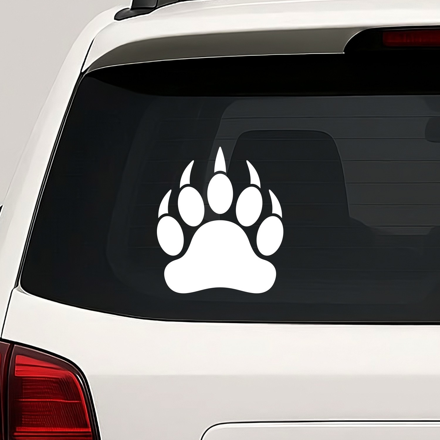 Bear Paw Vinyl Die Cut Decal Sticker – Claws Print Grizzly Black Brown Polar