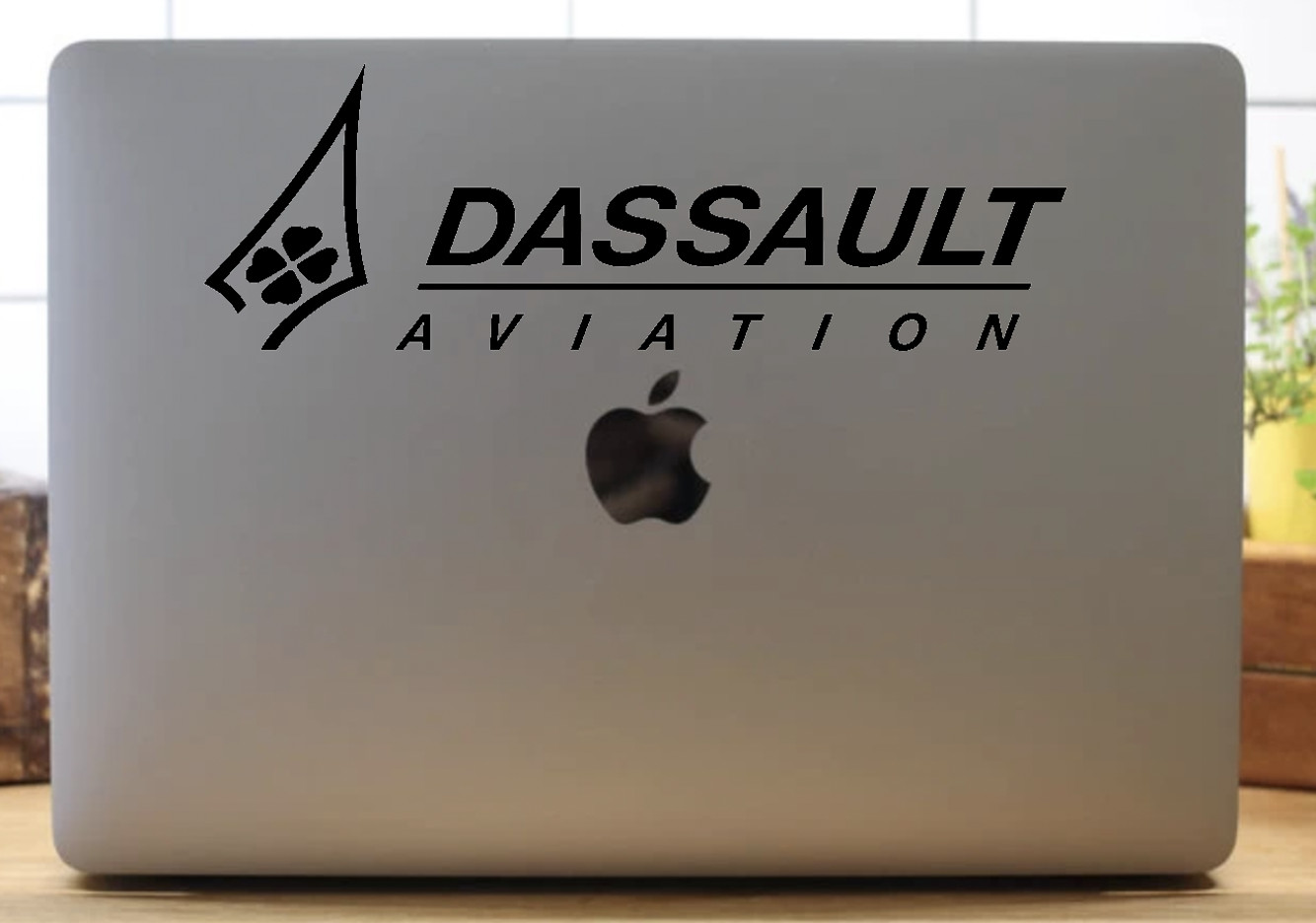 Dassault Aviation Logo Decal- Airplane Sticker- Aviation Decal- Jet Vinyl Decal