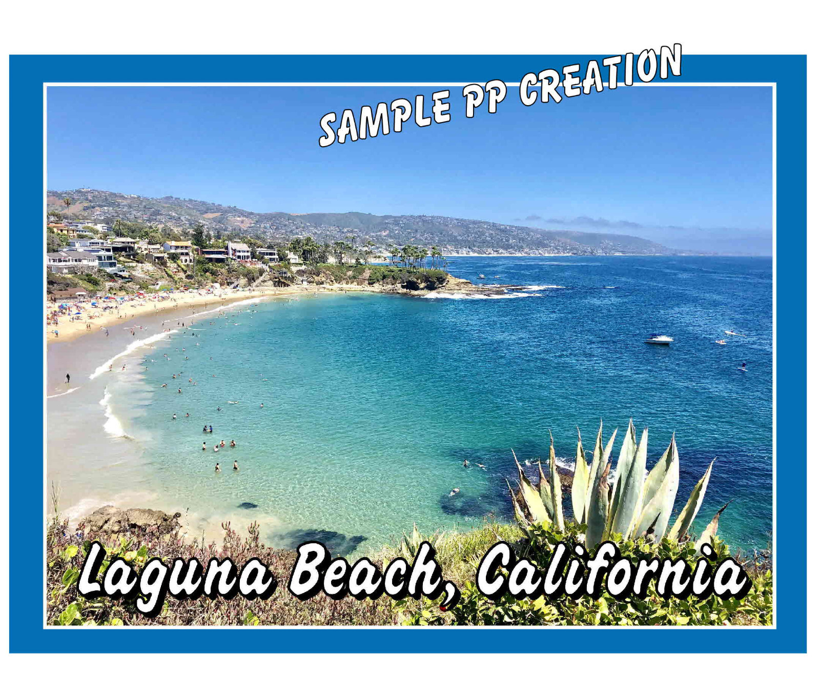 LAGUNA BEACH, CALIFORNIA photo fridge MAGNET 4 X 3 inches TRAVEL