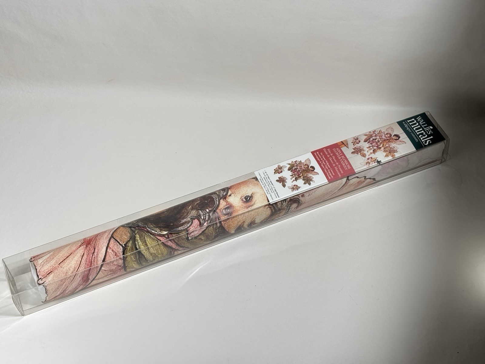 Wallies Murals Wallpaper Cutouts APPLE BLOSSOM FLOWER FAIRIES Decals 30×25” VTG.