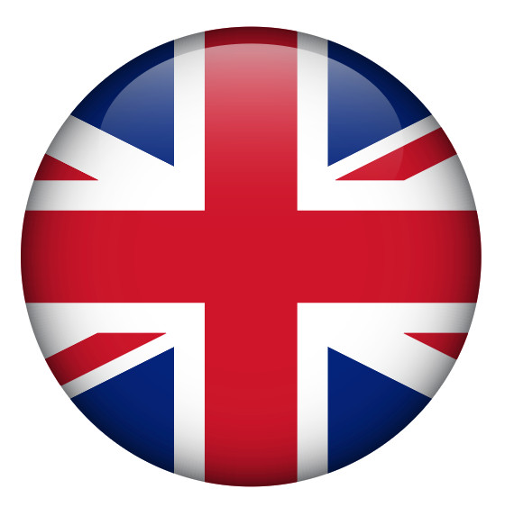 UNITED KINGDOM British Flag Vinyl Decal / Sticker ** 5 Sizes ** (round)
