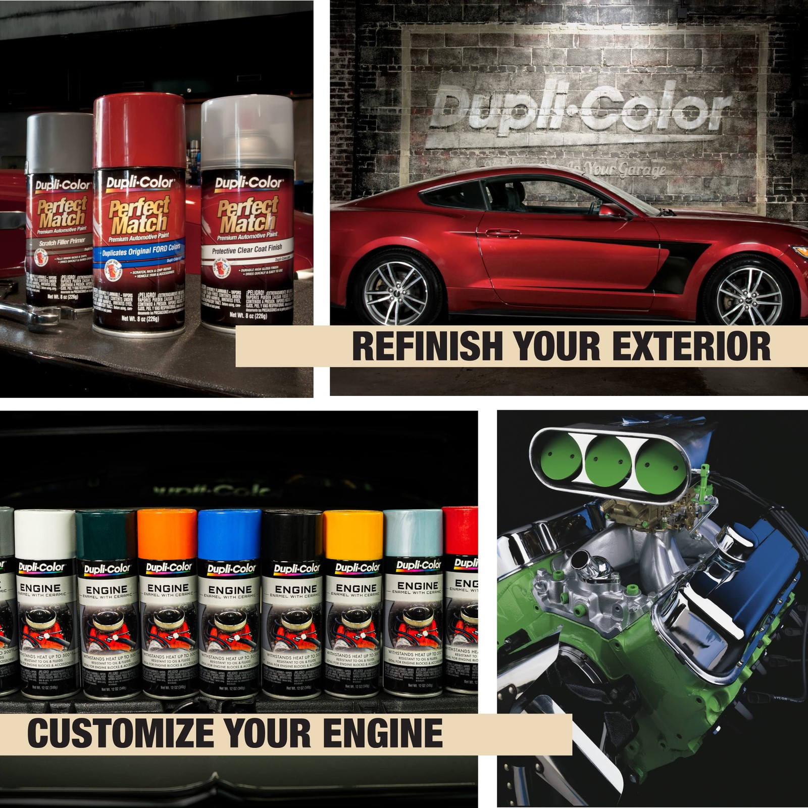 Dupli-Color MC100 Metalcast Automotive Spray Paint – Base Coat Anodized Coating