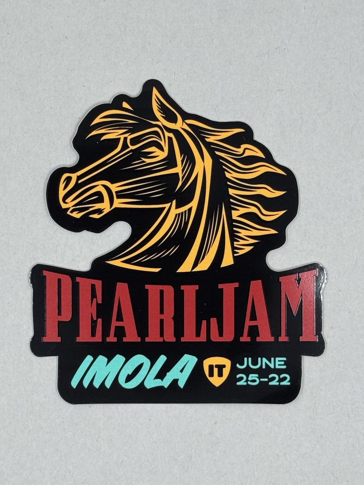 Pearl Jam Concert Event Sticker Imola Italy June 25 2022 Brand New Official