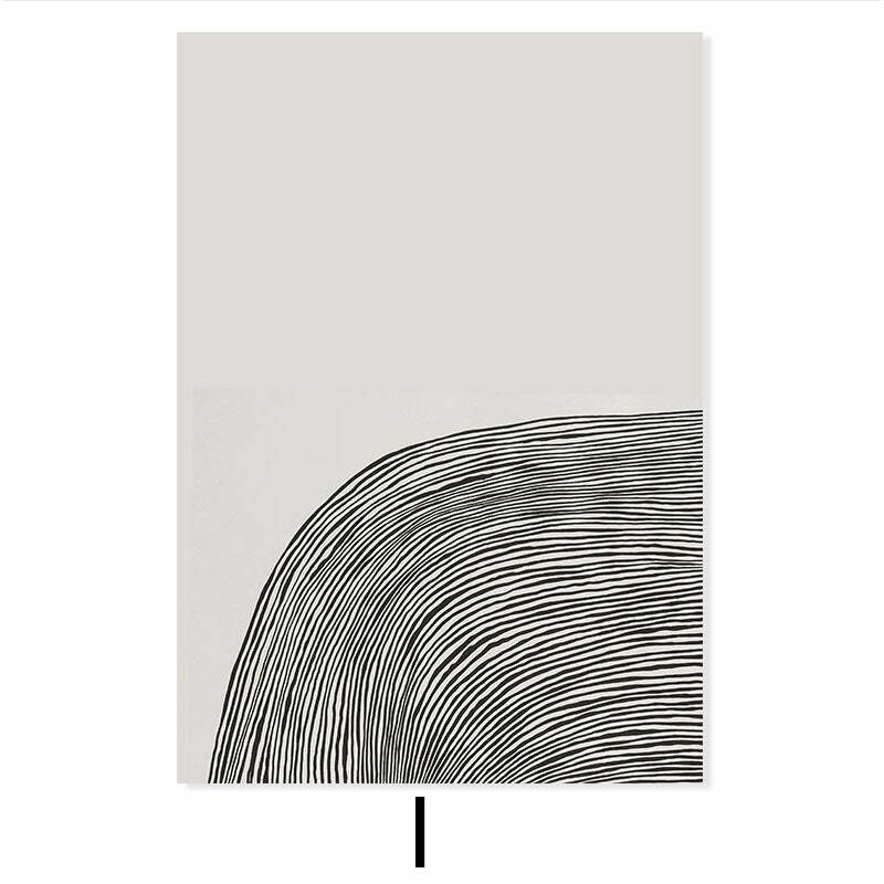Beige Trendy Colors Minimalist Line Wall Art