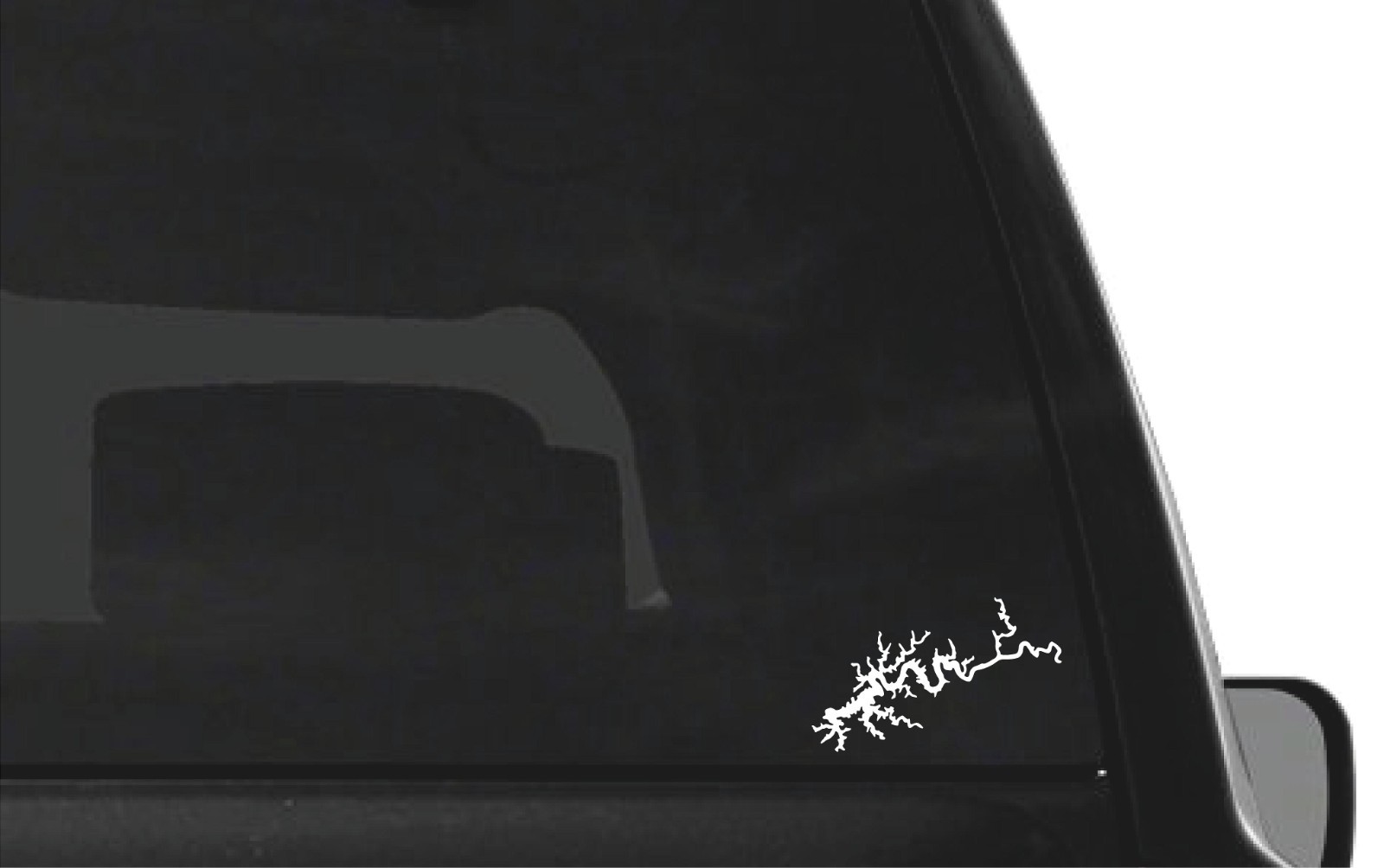 Lake Cumberland outline Vinyl Decal Window Laptop Kentucky lake Sticker