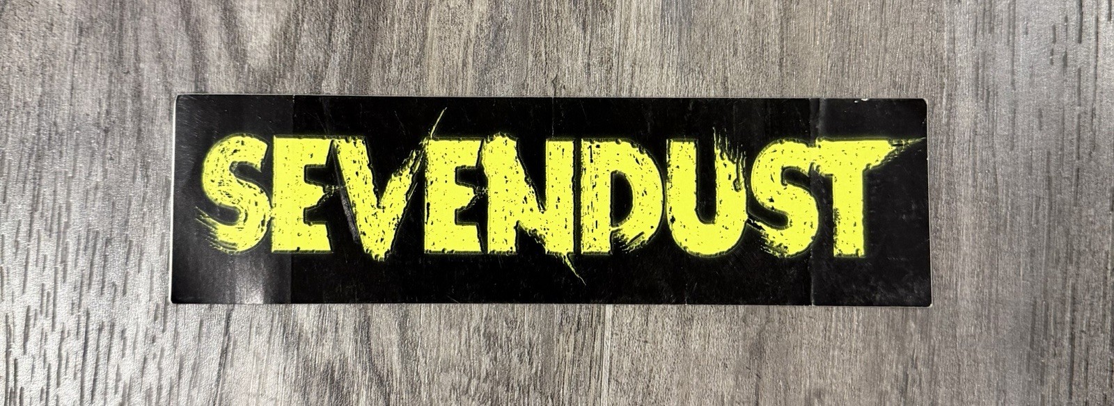 Vintage SEVENDUST Sticker New 90’s Band Pantera Metal Edge